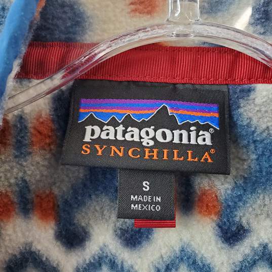Patagonia Synchilla Snap T Fleece Pullover Cliff Underwater Blue Men's Small image number 6