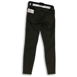 NWT Womens Black Dark Wash Pockets Regular Fit Denim Skinny Jeans Size 4 alternative image