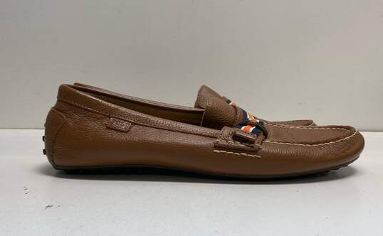 Polo Ralph Lauren Willem Brown Leather Slip On Driving Loafers Men's Size 12 image number 3