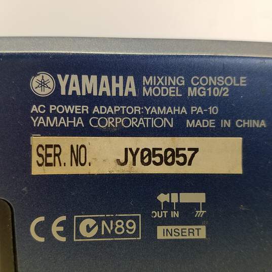 Yamaha Mixing Console MG10/2-SOLD AS IS, FOR PARTS OR REPAIR image number 7