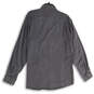 NWT Mens Gray Denim Spread Collar Long Sleeve Button Up Shirt Size 39/40 image number 2