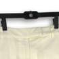 J. Crew Womens White Scalloped Hem Slash Pocket Flat Front Chino Shorts Size 8 image number 3