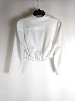 Zara Women White Cropped Blouse S NWT alternative image