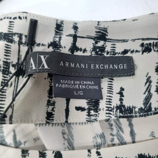 Aramani Exchange Shirt Style Pattern Dress Size Large - NWT image number 3
