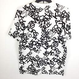 Michael Kors Men White Logo Printed T Shirt M alternative image