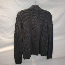 Vince Button/Zip Up Wool Blend Knit Cardigan Sweater Size M alternative image