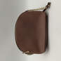NWT Womens Brown Leather Classic Semi Chain Single Strap Crossbody Bag image number 2