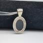 Carolyn Pollack Relios Sterling Silver Asst. Gemstone Inlay Pendant 8.0g image number 2
