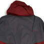 Mens Gray Red Atlanta Braves Long Sleeve Full Zip Windbreaker Jacket Size L image number 4