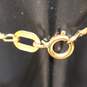 18K Yellow Gold Box Chain Pendant Necklace - 4.00g image number 5
