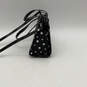 Womens Black Polka Dot Bottom Studs Adjustable Strap Zipper Crossbody Bag image number 5