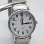 Vintage Retro Timex Date-Day Indiglo Men's Stainless Steel Quartz Watch image number 1