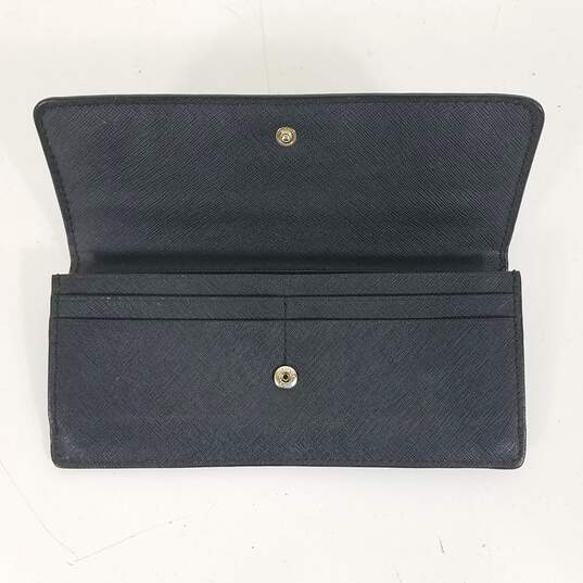 Michael Kors Saffiano Leather Wallet Black image number 5