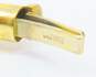 14K Gold Chunky Tube Hinged Oval Bangle Bracelet 13.7g image number 4