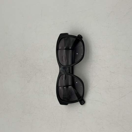 Womens Black Full-Rim Gradient Polycarbonate Lens Oversized Square Sunglasses image number 1