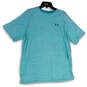 Mens Blue V-Neck Short Sleeve Pullover Activewear T-Shirt Size XL image number 1