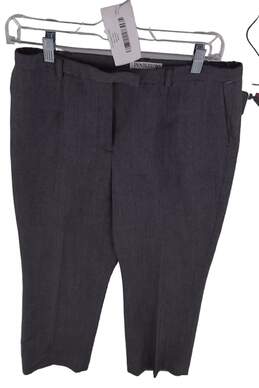 Pendleton Gray Flat Front Slash Pockets Straight Leg Dress Pants Women's Size 8