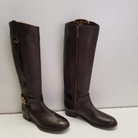 Buy the Tory Burch Elina Women's Brown Boots Size  | GoodwillFinds