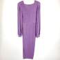 Cider Women Purple Ruche Maxi Dress XL NWT image number 2