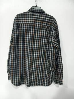 Men’s Carhartt Relaxed Fit Plaid Long-Sleeve Button-Up Work Shirt Sz 2XL alternative image