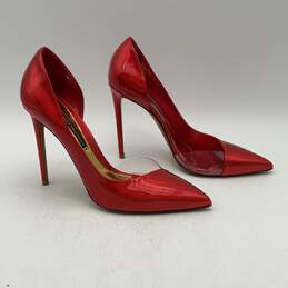 Alexandre Vauthier Womens Red Pointed Toe Stiletto D'orsay Heels Size 7 alternative image
