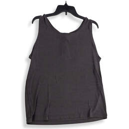 NWT Womens Gray Round Neck Sleeveless Pullover Tank Top Size 3 alternative image