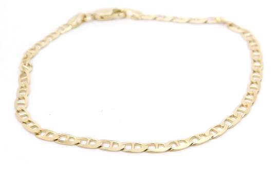 14K Yellow Gold Anchor Chain Bracelet 2.8g image number 4