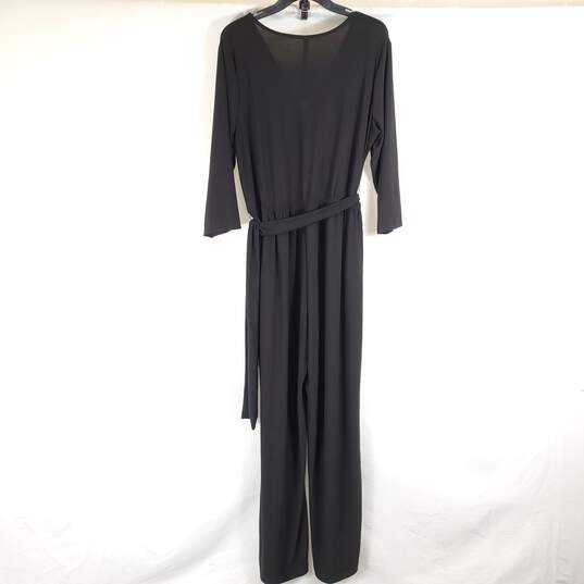 NY Collection Women Black Jumpsuit PXL NWT image number 2