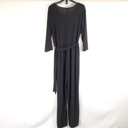 NY Collection Women Black Jumpsuit PXL NWT alternative image