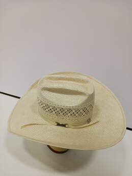 Men's Cream American Cowboy Hat alternative image