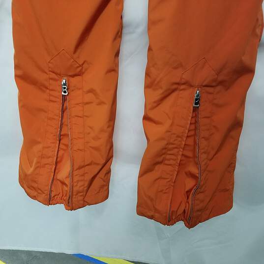 Bogner Lined Orange Ski Pants w/ Belt image number 6