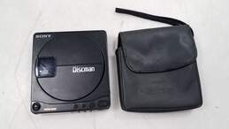 Sony Discman CD Player Model D-9 w. Case Untested. alternative image