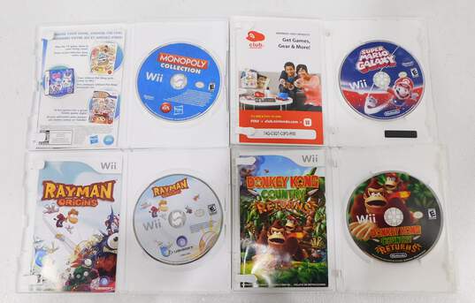 Nintendo Wii with 4 games Rayman Origins image number 5