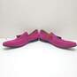 Maurice by JC Studio Suede Tasseled Loafers Men's 11.5 in Pink image number 3