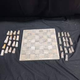 Onyx Stone Chess Board & Pieces