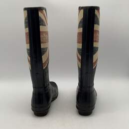Hunter Womens Blue Original Union Jack Pull On Rain Boots Size 5 alternative image