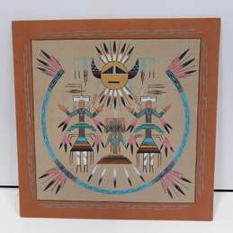 Native American Themed Sand Painting