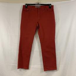 Women's Red Lauren Ralph Lauren Modern Straight Ankle Jeans, Sz. 10P