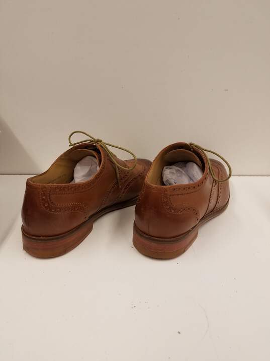 Cole Haan Brown Leather Cambridge Wingtip Oxfords Men's Size 10.5 image number 4