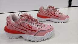 Fila Disruptors Women's Pink Leather Sneakers Size 7 alternative image