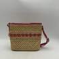 Brighton Womens Pink Brown Zipper Pocket Adjustable Strap Crossbody Bag Purse image number 5