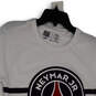 Mens White Neymar JR Batman Crew Neck Short Sleeve Pullover T-Shirt Size 10 image number 3