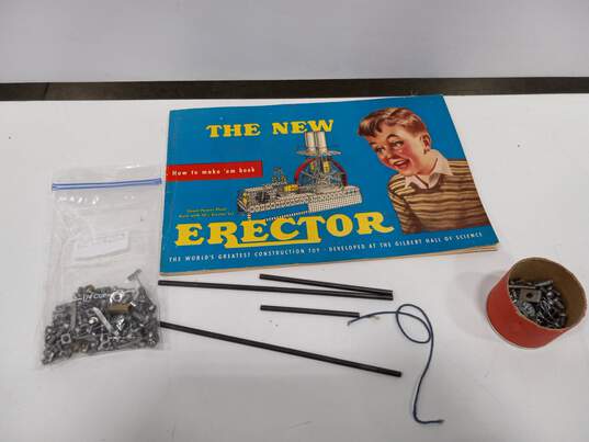 Vintage Erector No. 6 1/2 All Electric Construction Toy Set IOB image number 6