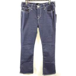 True Religion Women Blue Bootcut Jeans Sz 32 NWT
