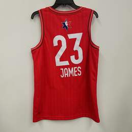Mens Red Air Jordan Los Angeles Lakers LeBron James #23 Chicago Jersey 44 alternative image