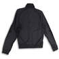 Mens Gray Mock Neck Long Sleeve Full-Zip Activewear Track Jacket Size S image number 2