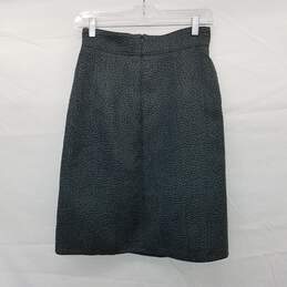 Armani Collezioni Gray Wool Blend Skirt Wm Size 4 AUTHENTICATED alternative image