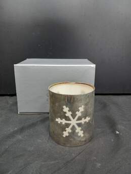 Company Silver Tone Candle Holder In Box