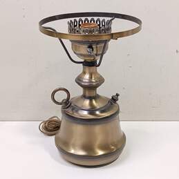 Vintage Brass Camp Lantern Lamp