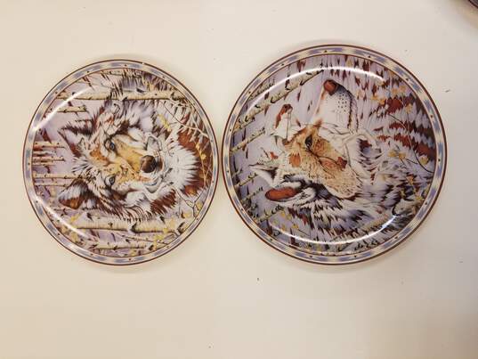 Bradford Exchange 'Kindred Spirits' Diana Casey Collectors Plate, Complete Set of 8 image number 4